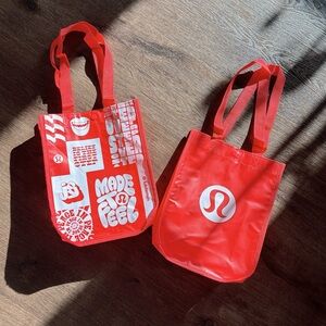 lululemon Shopper Tote Gift Bags - 2026 New Year Exclusive - Bundle of 2